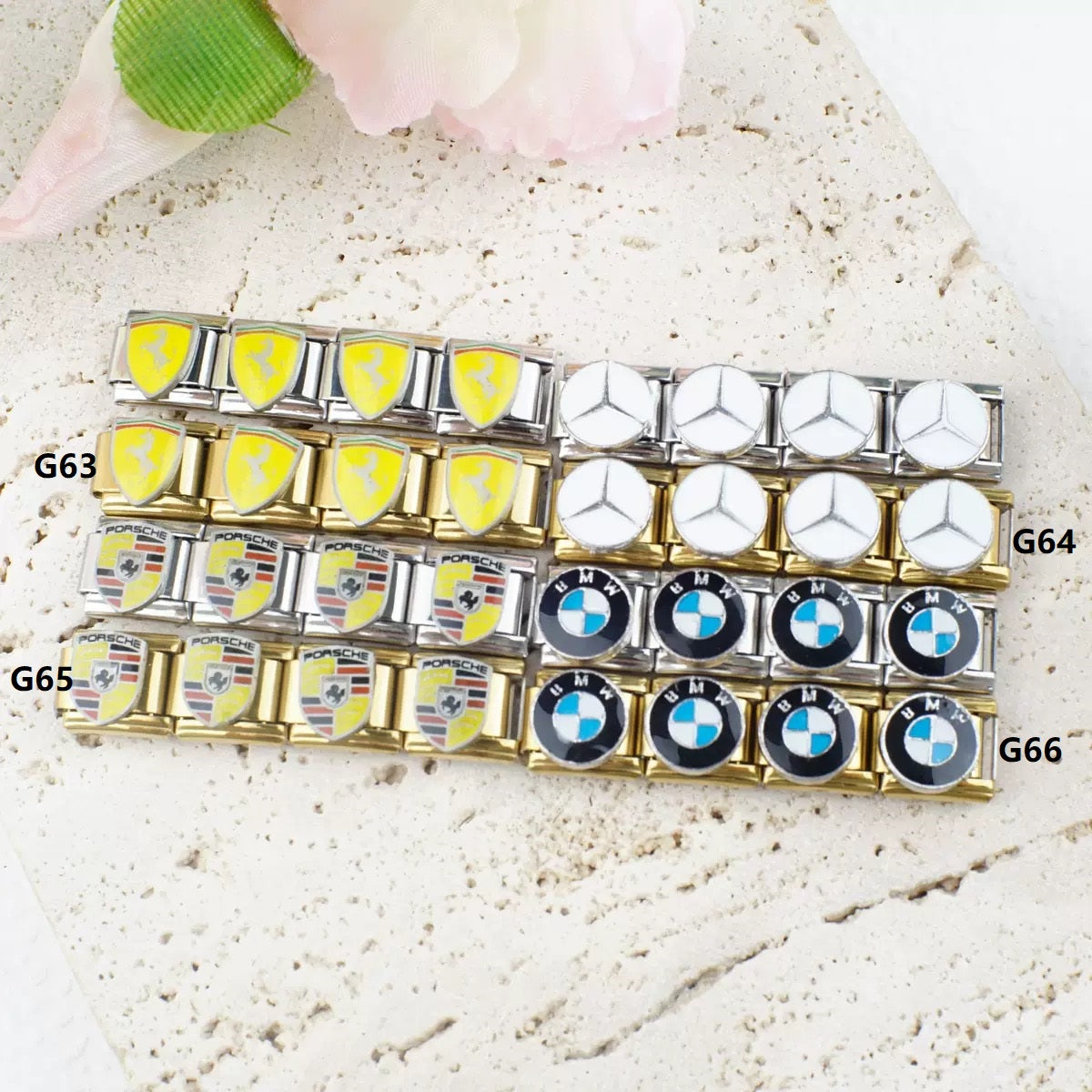 Personalized Italian Charm Links-Gold for DIY Jewelry