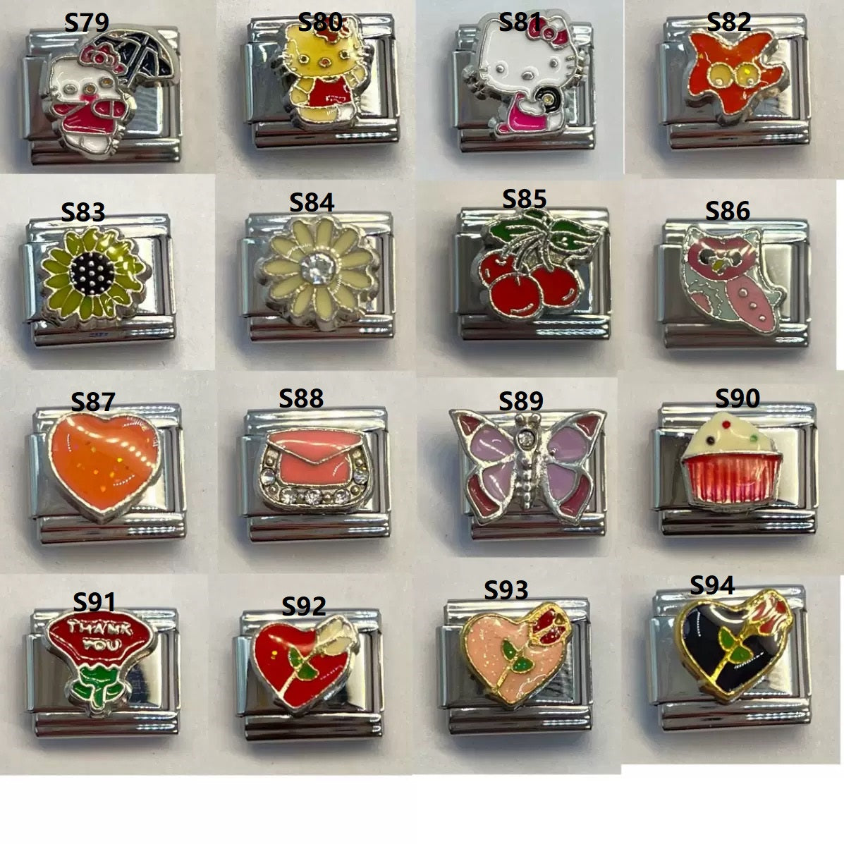Personalized Italian Charm Links-Sliver for DIY Jewelry